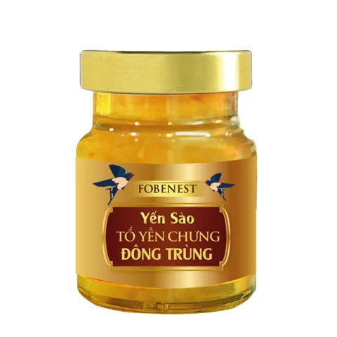 Hộp Yến Sào Đông Trùng Hạ Thảo 42% - Thực Phẩm Chức Năng Giúp Tăng Cường Sức Khỏe - Lọ 70ml Dành Cho Người Lớn
