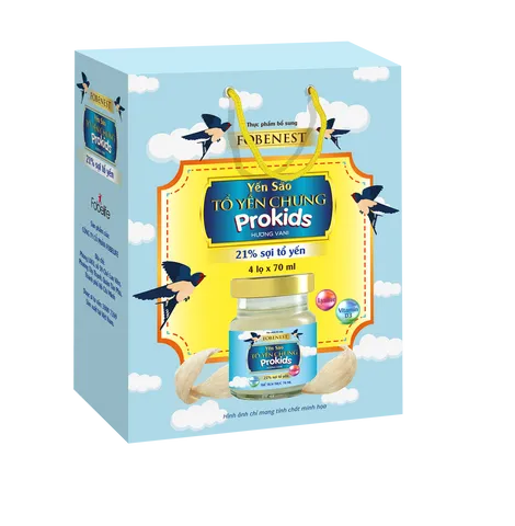 Hộp Yến Sào Prokids 21% Dinh Dưỡng Cho Trẻ Em Hương Vani - Hỗ Trợ Tăng Cường Miễn Dịch, Giúp Phát Triển Chiều Cao, 70ml
