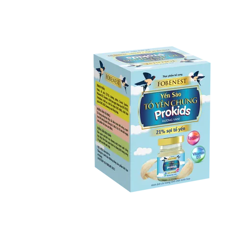 Hộp Yến Sào Prokids 21% Dinh Dưỡng Cho Trẻ Em Hương Vani - Hỗ Trợ Tăng Cường Miễn Dịch, Giúp Phát Triển Chiều Cao, 70ml