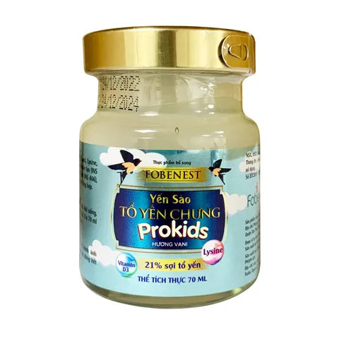 Hộp Yến Sào Prokids 21% Dinh Dưỡng Cho Trẻ Em Hương Vani - Hỗ Trợ Tăng Cường Miễn Dịch, Giúp Phát Triển Chiều Cao, 70ml