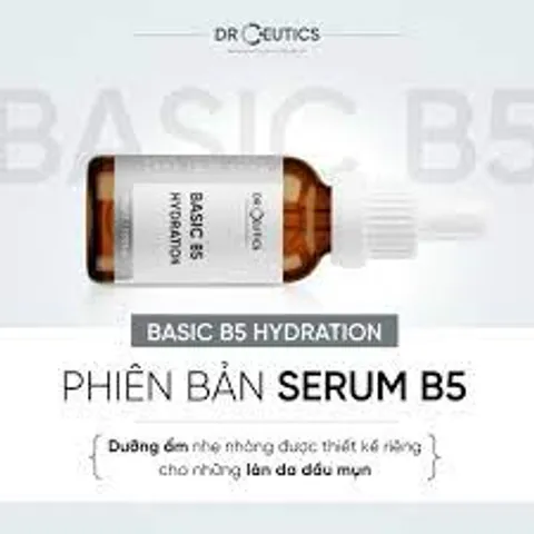 Serum B5 Dr Ceutics Basic 30g - Serum Phục Hồi Dưỡng Ẩm và Làm Dịu Da, Tăng Cường Collagen, Chăm Sóc Da Khô và Chống Lão Hóa