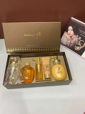 Set Sữa Tắm Dưỡng Thể Whoo Spa - Bộ Chăm Sóc Da 4 Sản Phẩm Cho Làn Da Mịn Màng, Hương Thơm Ayurveda, Giúp Da Trắng Hồng Tự Nhiên