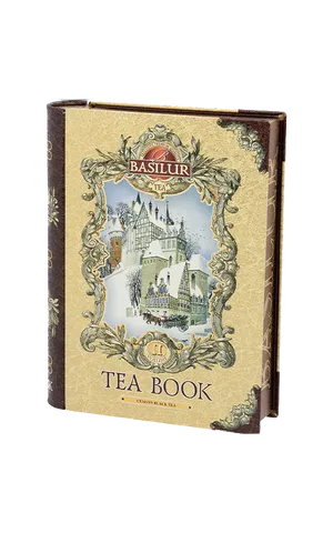 Trà Đen Basilur Tea Book Volume II - Trà Thảo Mộc Hương Vị Lễ Hội Giáng Sinh với Đu Đủ, Cúc Vạn Thọ và Hoa Nghệ Tây