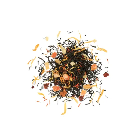Trà Đen Basilur Tea Book Volume II - Trà Thảo Mộc Hương Vị Lễ Hội Giáng Sinh với Đu Đủ, Cúc Vạn Thọ và Hoa Nghệ Tây