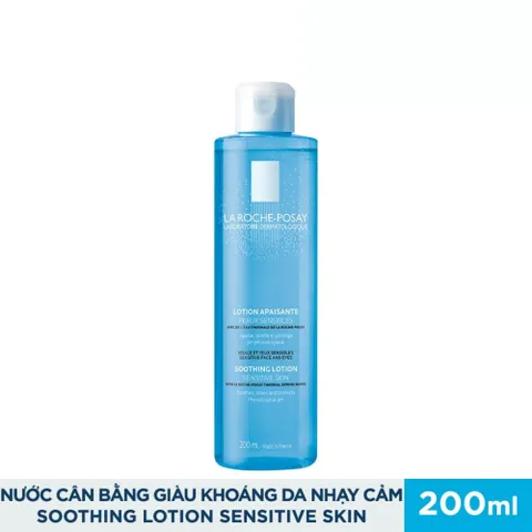 Nước Hoa Hồng La Roche Posay Soothing Lotion 200mL - Dưỡng ẩm và Làm Dịu Da Nhạy Cảm, Không Cồn, An Toàn cho Làn Da Mỏng Manh