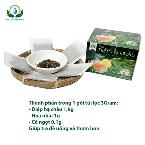 Trà Diệp Hạ Châu Hộp 30 Túi Lọc 3g của Siêu Thị Thiên Nhiên
