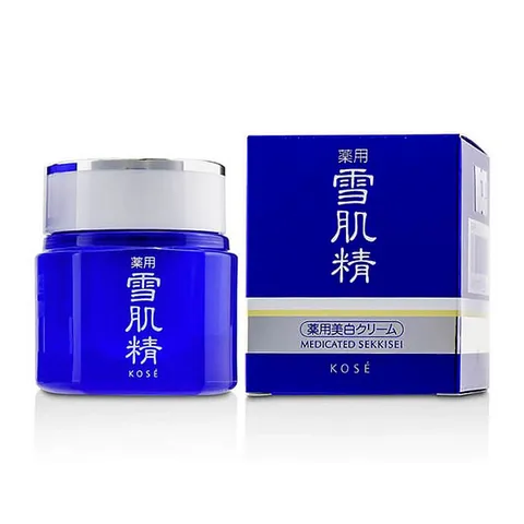 Kem Dưỡng Trắng Da Ban Đêm Kose Medicated Sekkisei 40g - Dưỡng Ẩm, Làm Sáng Da, Ngăn Ngừa Lão Hóa, Chất Lượng Cao
