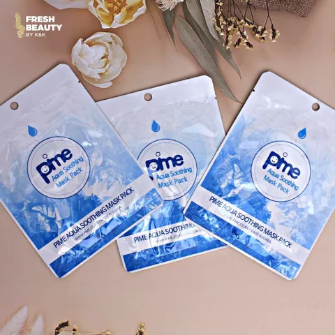 Mặt Nạ B5 Pime Aqua Soothing Mask Pack - Phục Hồi Da, Cấp Ẩm, Làm Dịu Da, Chiết Xuất Tự Nhiên, Hàn Quốc 25ml
