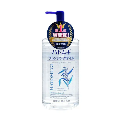 Dầu Tẩy Trang Ý Dĩ Hatomugi The Cleansing Oil 500ml 80166