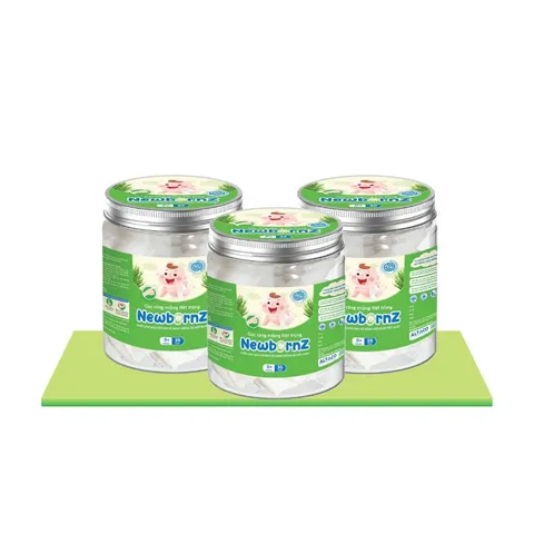 Gạc răng miệng tiệt trùng NewbornZ cho bé - Khăn khô vệ sinh răng miệng từ 0 tháng tuổi, bảo vệ nướu và răng hàng ngày
