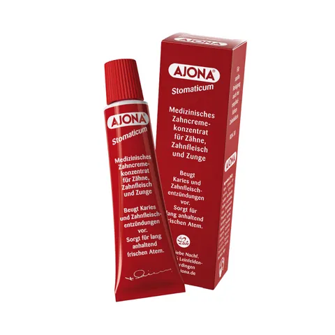 Kem Đánh Răng Y Tế Ajona Stomaticum Đức 25ml - Hỗ Trợ Bảo Vệ Nướu, Ngăn Ngừa Cao Răng, Chăm Sóc Răng Miệng Chuyên Nghiệp