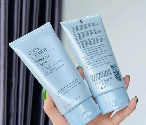 Sữa Rửa Mặt Kiêm Mặt Nạ Estée Lauder Perfectly Clean - Đa Tác Động, Dưỡng Ẩm, Dành Cho Da Thường và Da Hỗn Hợp