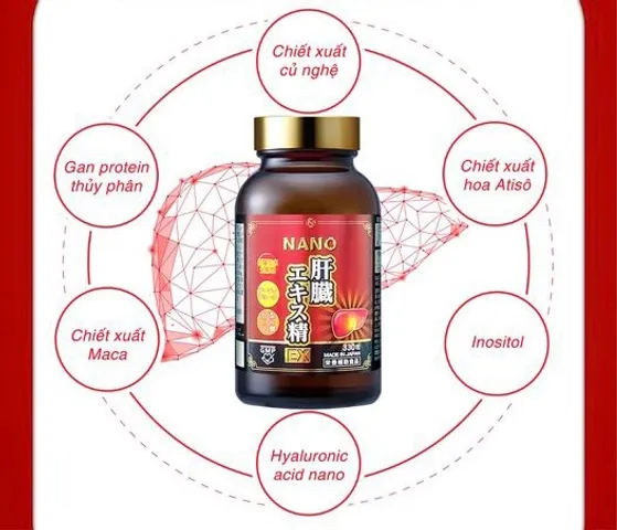 Viên Uống Giải Độc Gan Nano Liver Hydrolyzate EX 330 Viên - Hỗ Trợ Bảo Vệ Chức Năng Gan Từ Thương Hiệu Nichiei Bussan Nhật Bản