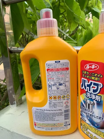 Chai Thông Tắc Đường Ống Thoát Nước Rocket Nhật Bản 800g - Giải Pháp Hiệu Quả Cho Gia Đình, Loại Bỏ Bùn Tắc Nhanh Chóng