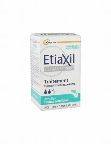 Lăn Khử Mùi Etiaxil Detranspirant Roll-On - Ngăn Mùi Hôi 72 Giờ, Không Mùi, Không Dính, Phù Hợp Với Da Thường & Nhạy Cảm
