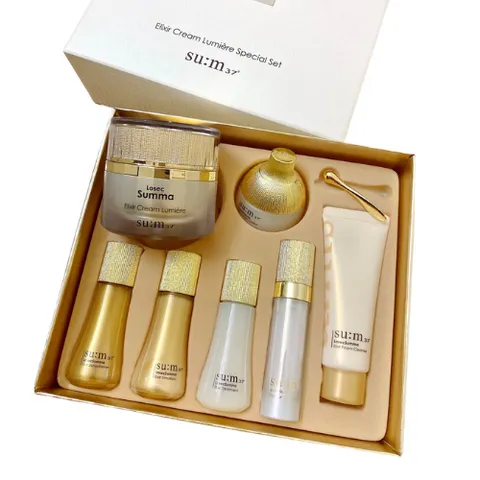 Bộ kem dưỡng ẩm tái tạo da Sum:37 Losec Summa Elixir - Dưỡng sáng mịn, cấp ẩm, phục hồi da mềm mại 60ml