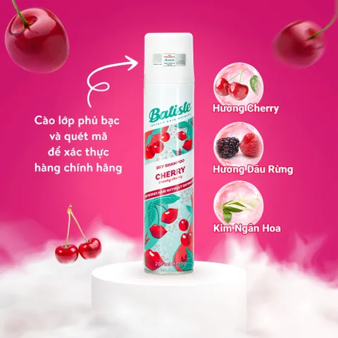 Dầu Gội Khô Batiste Anh Quốc - Giải Pháp Làm Sạch Tóc Nhanh Chóng Với Hương Thơm Tươi Mát, Phù Hợp Cho Mọi Nàng