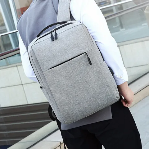Balo Unisex Thời Trang Kèm Cổng Sạc USB Tiện Dụng - Chất Liệu Polyester Nhẹ, Dùng Đi Làm, Du Lịch, Học Tập