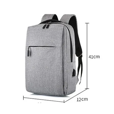 Balo Unisex Thời Trang Kèm Cổng Sạc USB Tiện Dụng - Chất Liệu Polyester Nhẹ, Dùng Đi Làm, Du Lịch, Học Tập