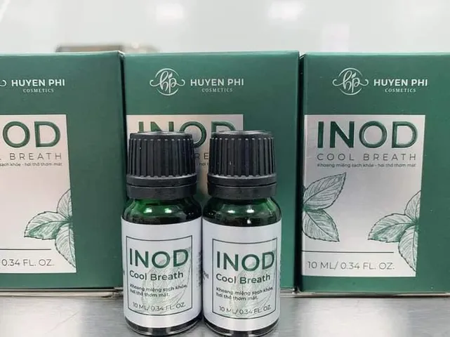 Tinh dầu INOD Cool Breath Huyền Phi - Hỗ trợ hơi thở thơm mát, khử mùi miệng, giảm nhiệt miệng, hiệu quả tự nhiên từ tinh dầu thiên nhiên