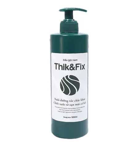 Dầu Gội Hỗ Trợ Mọc Tóc Thik&Fix 450ml Cho Nam - Ngăn Rụng Tóc, Làm Sạch Da Đầu, Kích Thích Nang Tóc Phát Triển