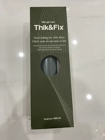 Dầu Gội Hỗ Trợ Mọc Tóc Thik&Fix 450ml Cho Nam - Ngăn Rụng Tóc, Làm Sạch Da Đầu, Kích Thích Nang Tóc Phát Triển