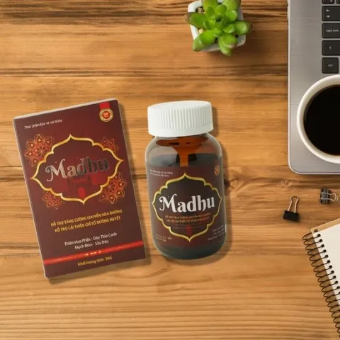 MadHu Viên Uống Hỗ Trợ Cải Thiện Chỉ Số Đường Huyết - Sản Phẩm Cho Người Có Nguy Cơ Tiểu Đường, Hỗ Trợ Chuyển Hóa Glucose