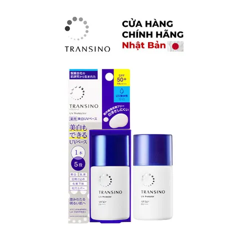 Kem Chống Nắng Dưỡng Trắng Da Transino Nhật Bản 30ml - SPF50+ PA++++, Chống Nám, Đa Chức Năng, Phù Hợp Da Nhạy Cảm