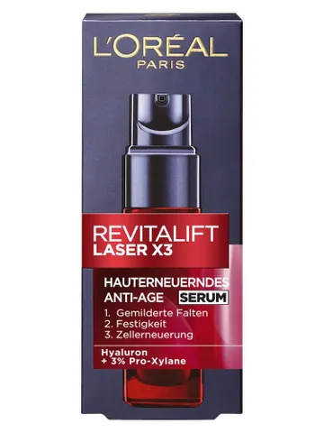 Serum Dưỡng Da L'Oreal Paris Revitalift Laser x3 30ml - Giảm Nếp Nhăn, Căng Da, Chống Lão Hóa Chuyên Sâu