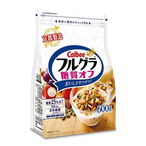 Ngũ Cốc Calbee Ít Đường 550g- 600g - Thực Phẩm Lành Mạnh Giảm Cân, Dinh Dưỡng Cho Người Ăn Chay, Hệ Tiêu Hóa Tốt