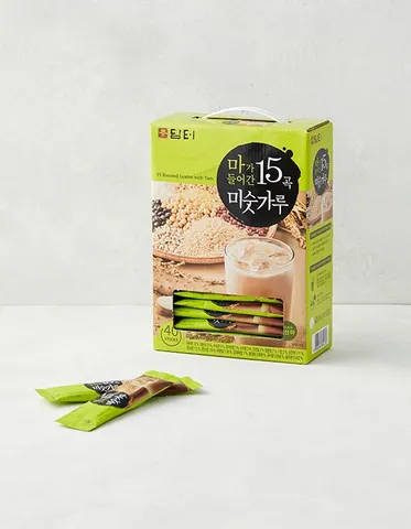 Bột ngũ cốc Damtuh Hàn Quốc - Hỗn hợp 15 loại hạt dinh dưỡng, 800g - Thức uống bổ sung vitamin và chất xơ cho bữa sáng thanh mát