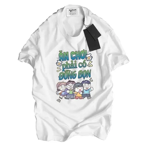 Áo Phông Đồng Phục Ăn Chơi THT1 - Áo Thun Nhóm Chất Liệu Cotton Cao Cấp Trẻ Trung, Hài Hước Dành Cho Team Building, Đi Biển