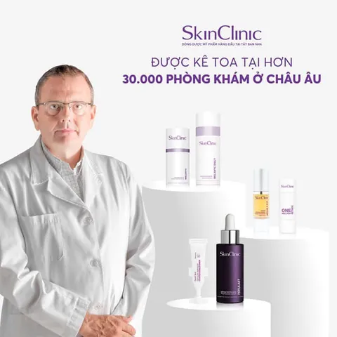 Serum Tái Tạo và Trẻ Hoá Tế Bào Gốc SkinClinic P.R.P 30ml - Chăm Sóc Da Sáng Mịn, Giàu Vitamin C, Phục Hồi Tuổi Thanh Xuân