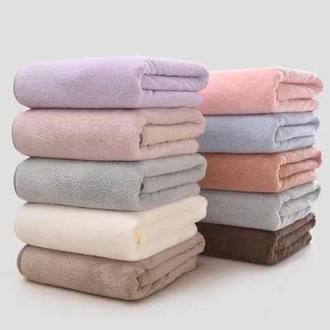 Combo 3 Khăn Tắm 100% Cotton Cao Cấp - Kích Thước 70x140cm, Mềm Mại, Thấm Hút Nhanh, Dành Cho Da Nhạy Cảm
