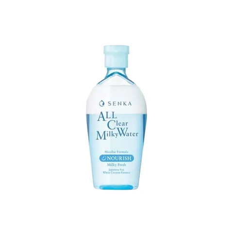 Nước Tẩy Trang 2 Lớp Senka A.L.L. Clear Milky Water 230ml - Dưỡng Da, Làm Sạch Sâu, Phù Hợp Với Mọi Loại Da
