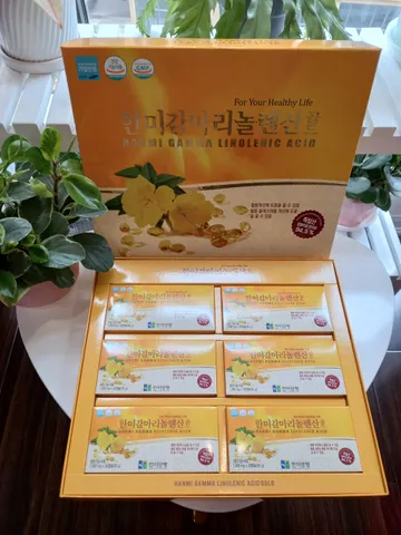 Viên uống tinh dầu hoa anh thảo Hanmi Hàn Quốc 180 viên - Hỗ trợ cân bằng nội tiết, làm đẹp da, giảm căng thẳng cho phụ nữ