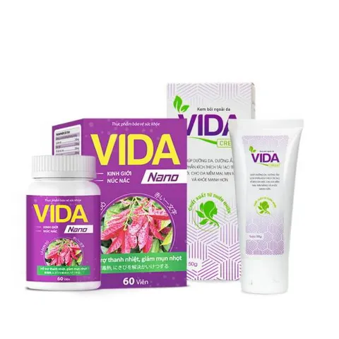 Kem Bôi Vida Nano Dành Cho Người Viêm Da Cơ Địa,Tuýp 50G