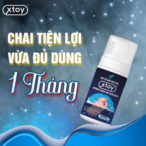 Dung Dịch Vệ Sinh Nam Mát Lạnh Xtoy Noble Dạng Bọt 100ml - Sạch Sẽ, Khô Thoáng, Hương Thơm Nam Tính, Hàn Quốc