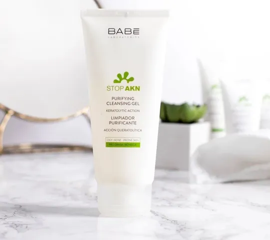 Sữa Rửa Mặt BaBe Stop AKN Purifying Cleansing Gel 200ml - Dành Cho Da Dầu Mụn, Làm Sạch và Ngăn Ngừa Mụn Tốt Nhất