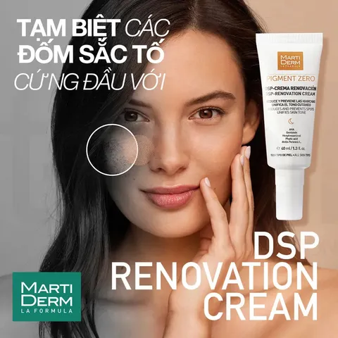 Kem Dưỡng Trắng Da MartiDerm Pigment Zero DSP Renovacion 40ml - Giúp Mờ Nám Da, Cải Thiện Sắc Tố Và Làm Sáng Da