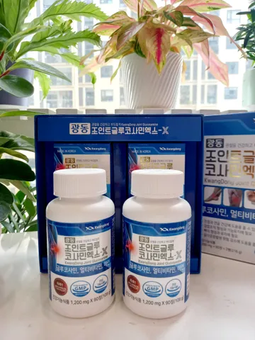 Viên uống bổ khớp Kwangdong Glucosamine Hàn Quốc 180 viên - Hỗ trợ sức khỏe sụn khớp, giảm đau hiệu quả cho người lớn tuổi