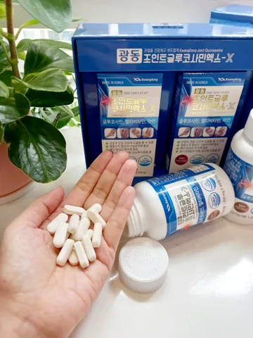Viên uống bổ khớp Kwangdong Glucosamine Hàn Quốc 180 viên - Hỗ trợ sức khỏe sụn khớp, giảm đau hiệu quả cho người lớn tuổi