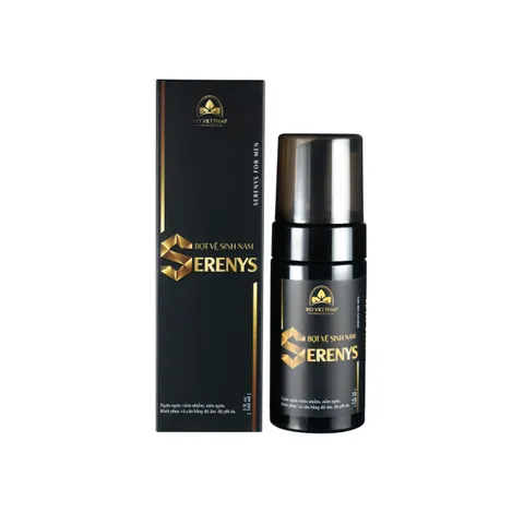 Bọt Vệ Sinh Khử Mùi Vùng Kín Nam Serenys 100ml - Hương Nước Hoa Nam Tính, Sạch Khuẩn, Duy Trì Độ Ẩm, Dịu Nhẹ Cho Da