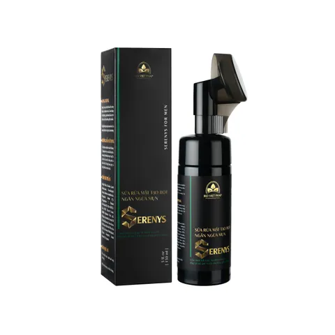 Sữa Rửa Mặt Tạo Bọt Serenys 150ml - Tinh Dầu Tràm Trà Giúp Ngăn Ngừa Mụn, Làm Sạch Sâu Cho Da Dầu Mụn Nhạy Cảm