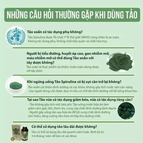 Tảo xoắn Nhật Bản Spirulina 2000 viên - Siêu thực phẩm tăng cường sức khỏe, bổ sung dinh dưỡng và hỗ trợ giảm cân hiệu quả.