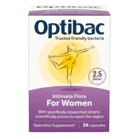 Men Vi Sinh Optibac Probiotics Tím Dành Cho Phụ Nữ - Hỗ Trợ Cải Thiện Viêm Phụ Khoa Và Nấm Vùng Kín, 30 Viên Nhập Khẩu Anh Quốc