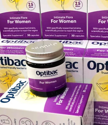 Men Vi Sinh Optibac Probiotics Tím Dành Cho Phụ Nữ - Hỗ Trợ Cải Thiện Viêm Phụ Khoa Và Nấm Vùng Kín, 30 Viên Nhập Khẩu Anh Quốc