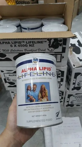 Sữa Non Alpha Lipid Lifeline 450g - Tăng Cường Sức Khỏe, Hỗ Trợ Miễn Dịch, Từ New Zealand, Dinh Dưỡng Cho Trẻ Em và Người Lớn