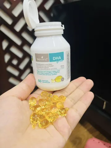 Viên Dầu Cá DHA Úc 60 Viên - Bioisland Bổ Sung Dinh Dưỡng Cho Trẻ, Phát Triển Trí Não, Thị Giác, Tăng Cường Miễn Dịch