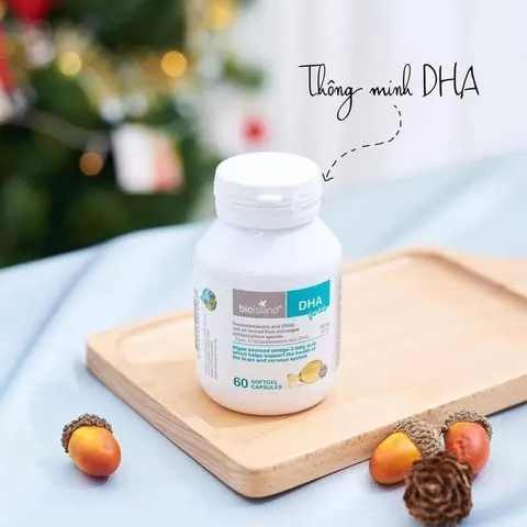 Viên Dầu Cá DHA Úc 60 Viên - Bioisland Bổ Sung Dinh Dưỡng Cho Trẻ, Phát Triển Trí Não, Thị Giác, Tăng Cường Miễn Dịch